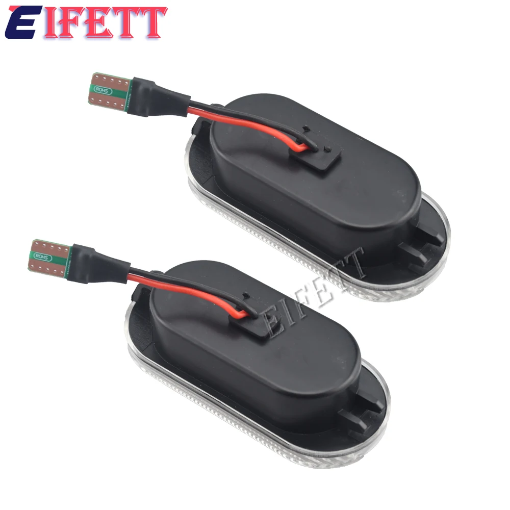 2pcs LED Car Dynamic Fender Side Marker Turn Signal Light For VW Volkswagen Bora Golf 3 4 Passat B5 Polo 6N 6N2 9N Sharan Galaxy