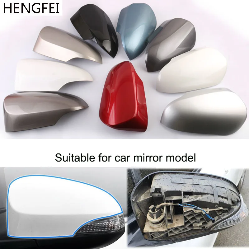 Accessories For Car Toyota Vitz 2012-2019 Rearview Mirror Cover Housing Lid Case