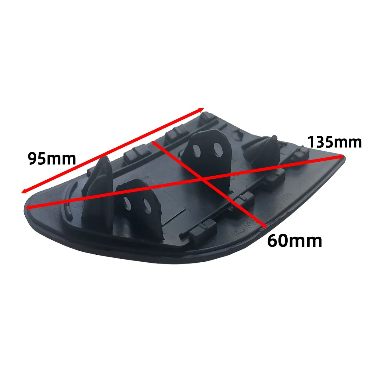 Color Front Primed New Bumper Headlight Washer Jet Cover Cap For VW Golf 5 Jetta A5 5 Rabbit 1K5955109A 1K5955110A smile