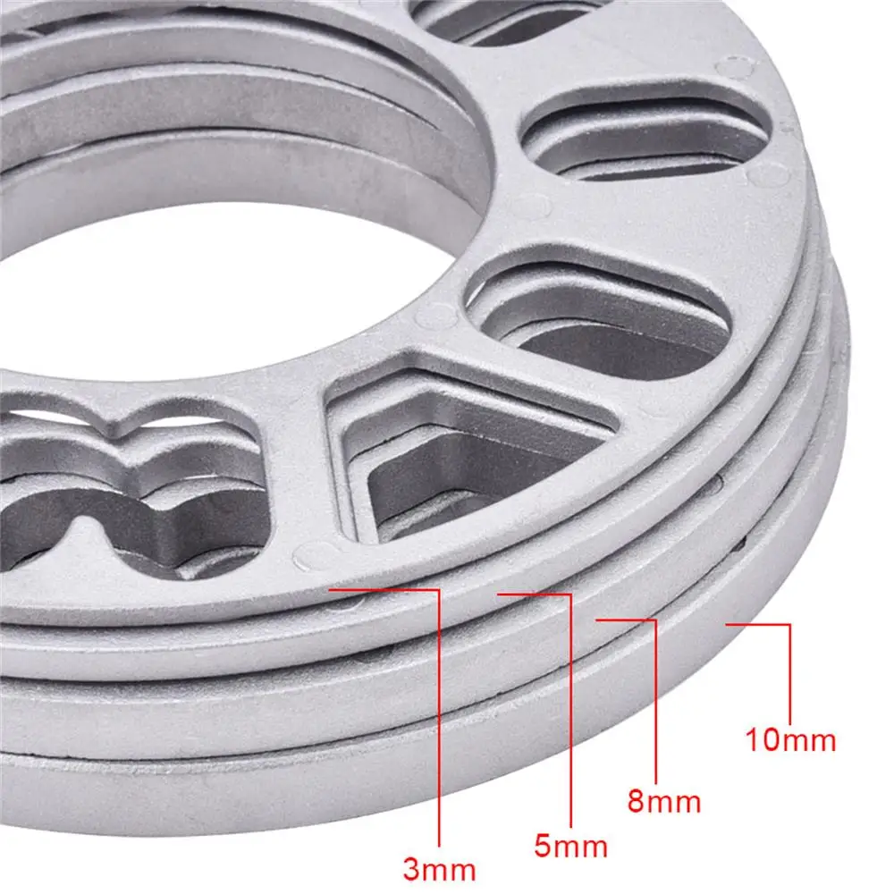 1PC Universal Auto Car Wheel Tire Spacers Adaptor Shims Plate FIT 4x100 4x114.3 5x100 5x108 5x114.3 5x120