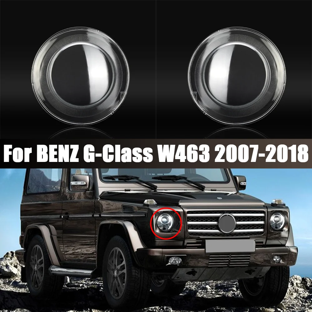 For Mercedes BENZ G-Class W463 2007-2018 Headlights Cover Headlights Shell Mask Transparent Cover Lampshdade Headlamp Shell