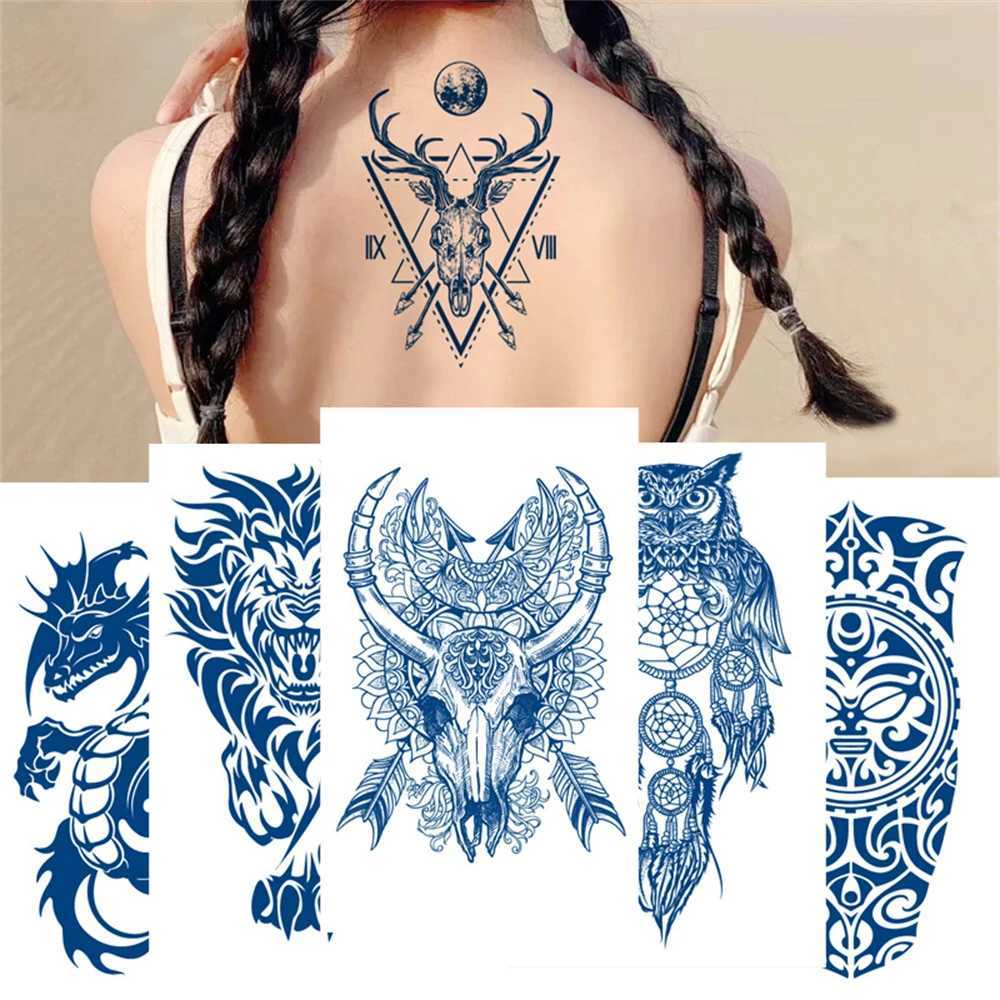 Juice long-lasting ink tattoo for 2 weeks waterproof transfer tattoo butterfly wing body art arm fake tattoo sticker W241109