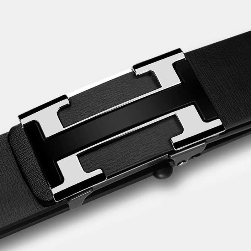 2024 leisure famous brand belt with a width of 3.4cm mens top-level high-quality mens leather belt luxury belt M metal authentic buckle X241209