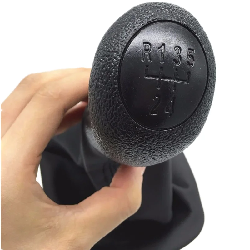 Stick Gear 5 Speed Shift ddmysmile Knob Gaitor Boot Cover Case For Skoda Octavia A4 1997 1998 1999 2000 2001 2002 2003 2004 2005 2006-2011 Smile
