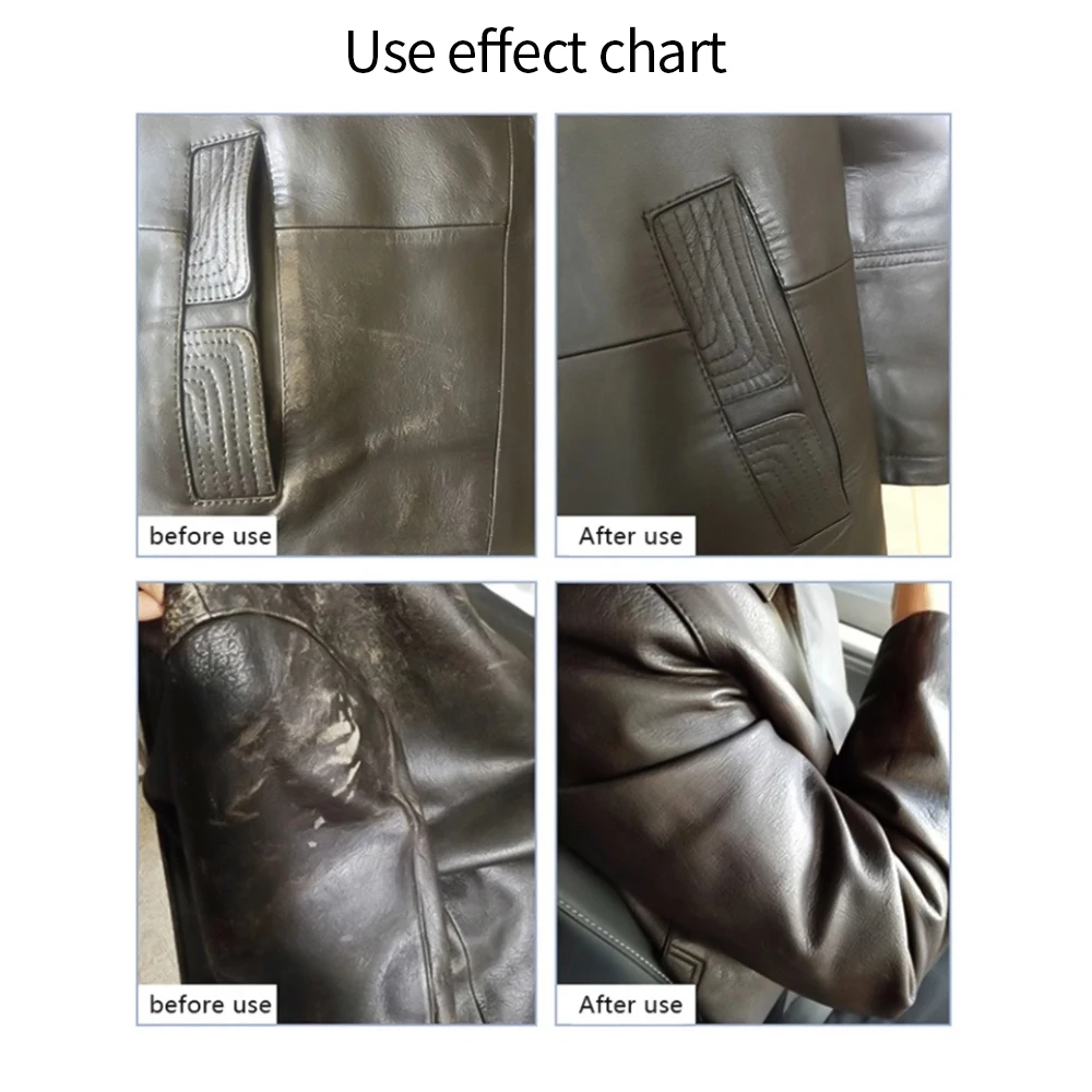 Car Seat Care Kit Liquid Leather Skin Refurbish Repair Tool for Shoe Car Seat Sofa Coats Holes Scratch Crack Restore