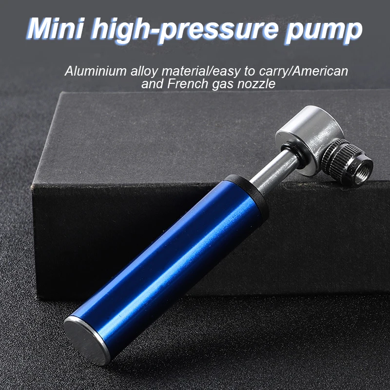 1/2PCS Portable Mini Bike Bicycle Pump Aluminum Alloy Cycling Hand Air Pump Ball Tire Inflator Schrader Presta Valve MTB Road