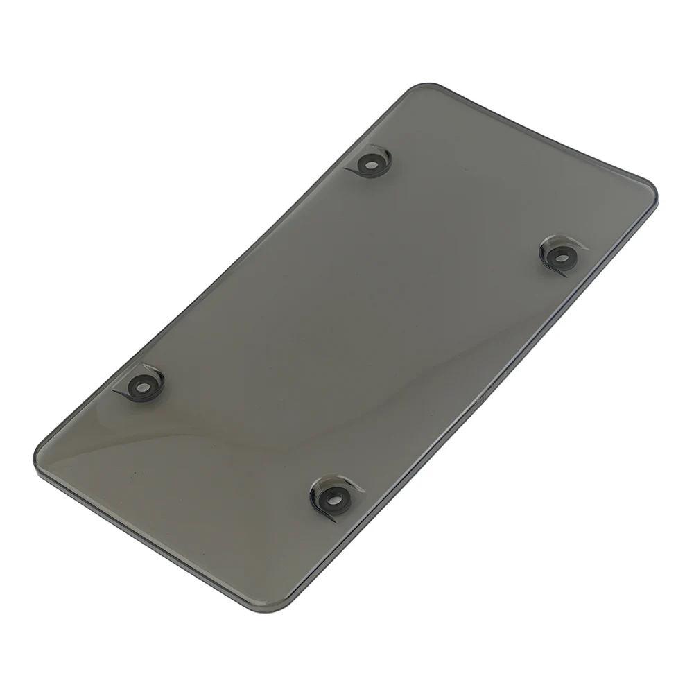 2 Pcs Car License new Plate 2025 Tinted Tag Shield Cover Plastic Clear Protector ABS License Plate Cover FOR US Vehicles