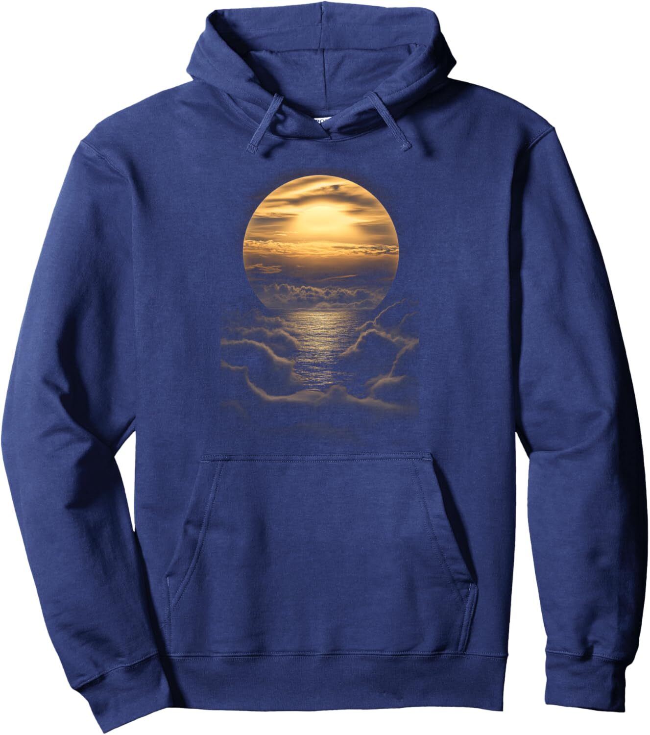 Hoodie for Mens Womens Sunset Ocean Beach Vacation Summer Vibes Aesthetic Design Pullover Hoodie Graphic Hoodies sweatshirt nice