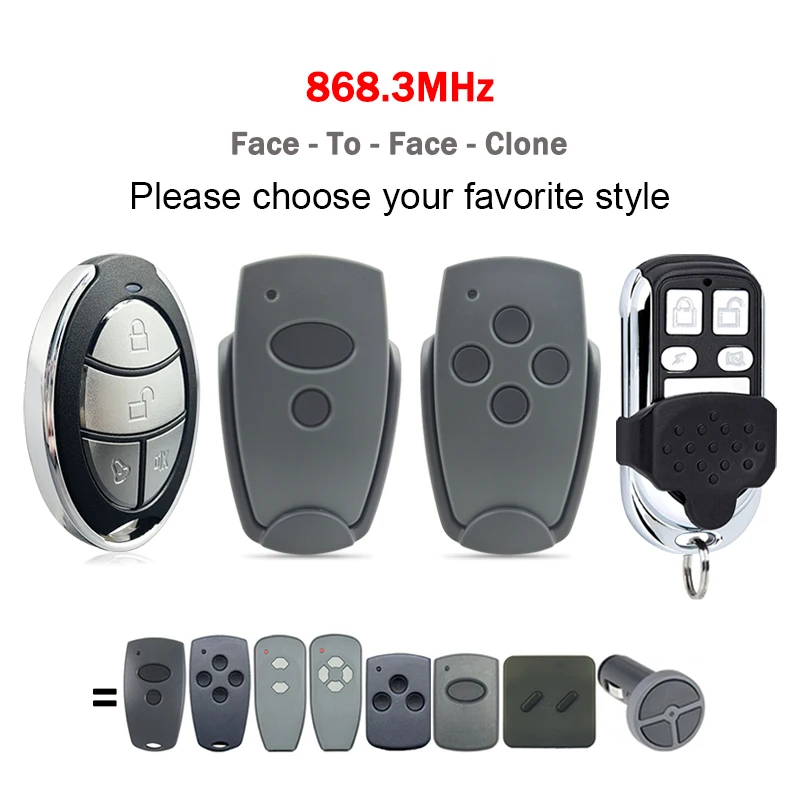 100% Clone MARANTEC Digital new 302 304 382 384 313 2025 321 323 868 Garage Door Remote Control Marantec 868MHz Gate Remote Control