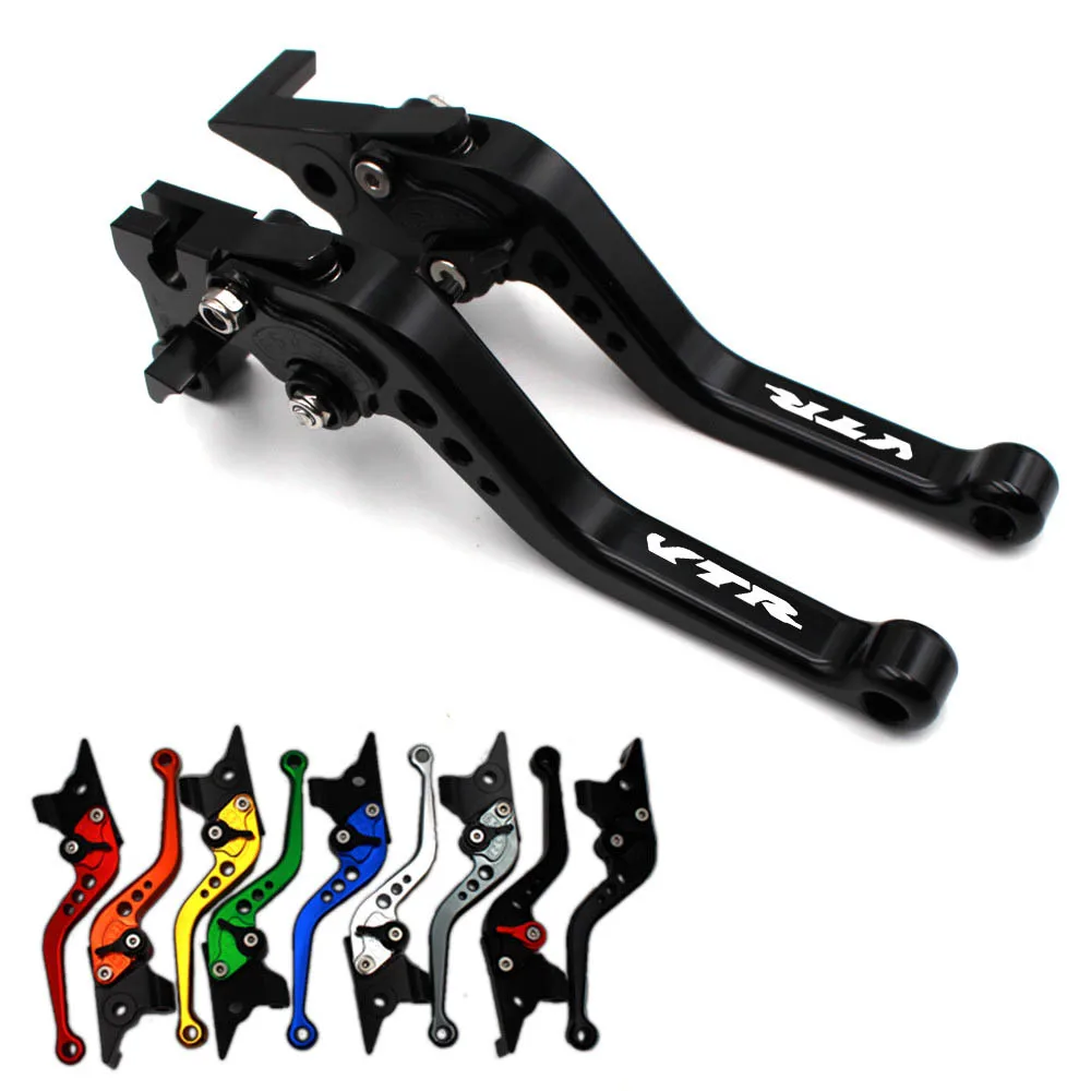 Short Motorcycle CNC Alnuminum Brake Clutch Levers Fit For HONDA VTR1000F FIRESTORM 1998-2005 VTR 1000F smile