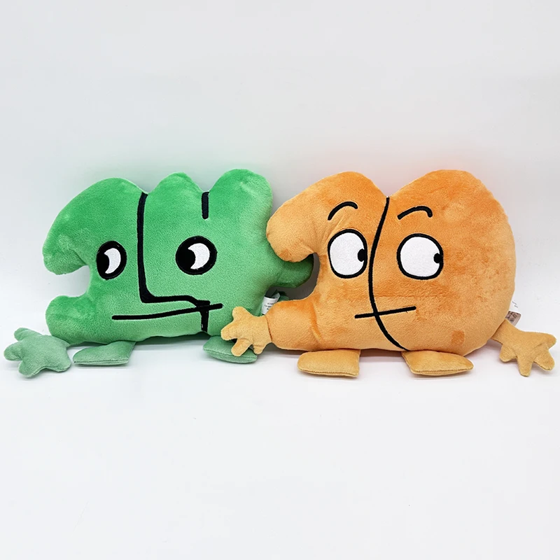 Game Battle for Dream Island Plush Doll Toy Bfdi Stuffed Animal Number Four Ten Fourteen Flower Firey Leafy Waterdrop Cakey Gift