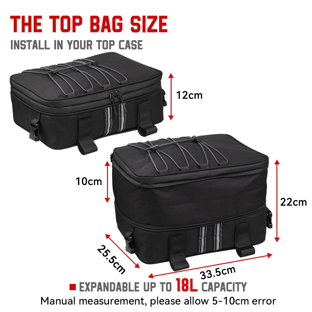 Motorcycle Top Bags Accessories For BMW R 1200 1250 GS LC Adventure Top Box Panniers Bag Case Luggage Bags F650GS G310GS ADV