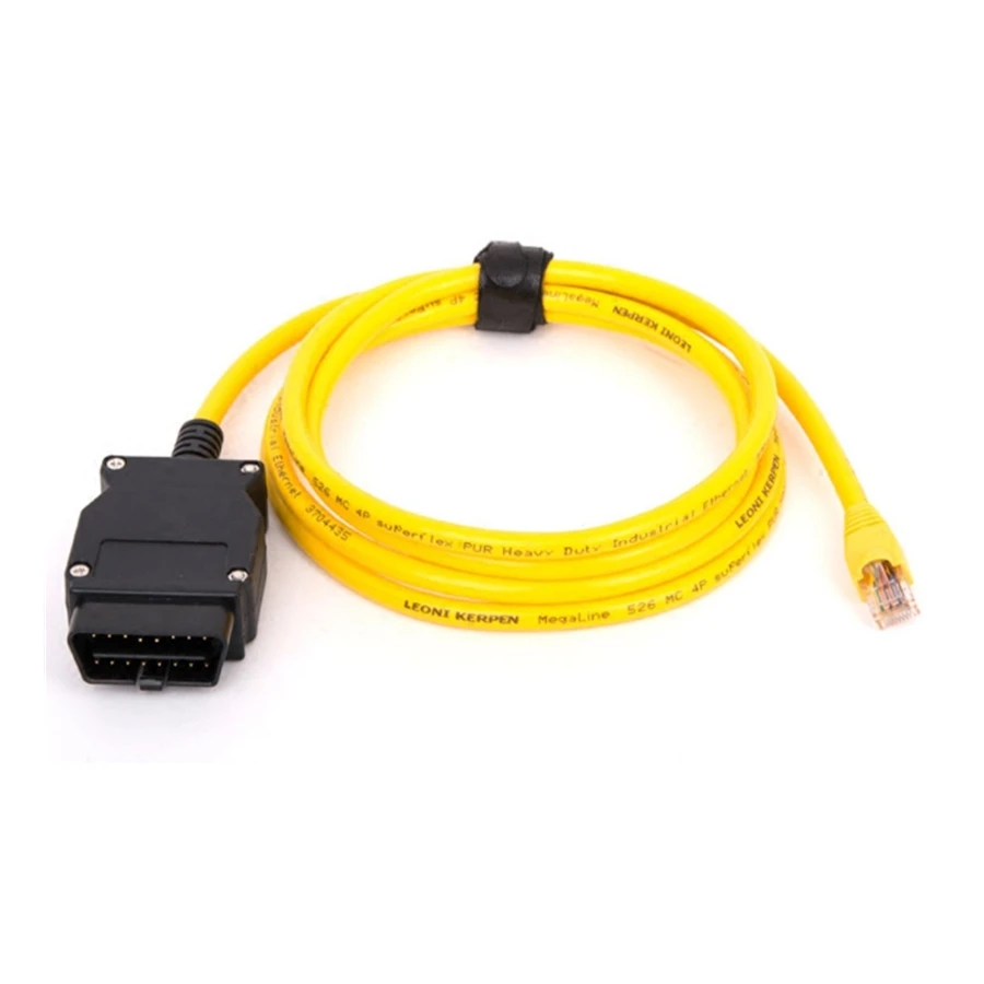 ENET Used for Coding Cable ENET Ethernet to OBD2 Diagnostic Interface Cable ICOM Coding F-Series Enet Connector Stable smile