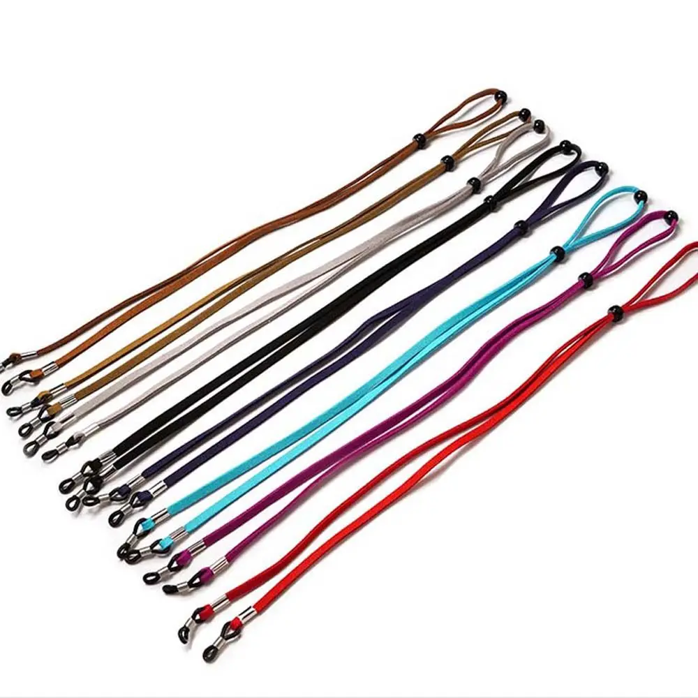 aabe Holder Leather Eyewear Retainer PU Neck Strap Rope Sunglasses Chains Glasses Lanyard