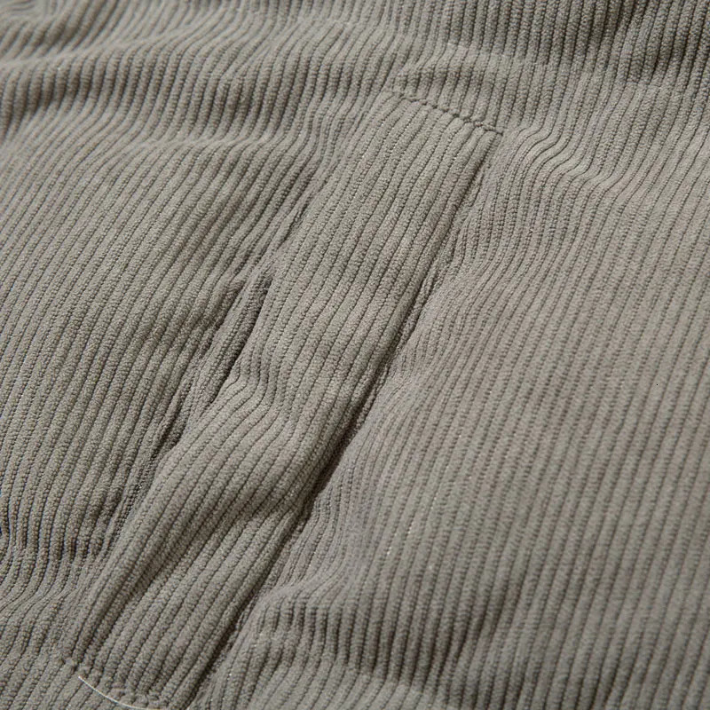 Retro winter Corduroy jacket Y2K Harajuku solid plain weave thick warm apron street jacket mens hip-hop casual park jacket 241108