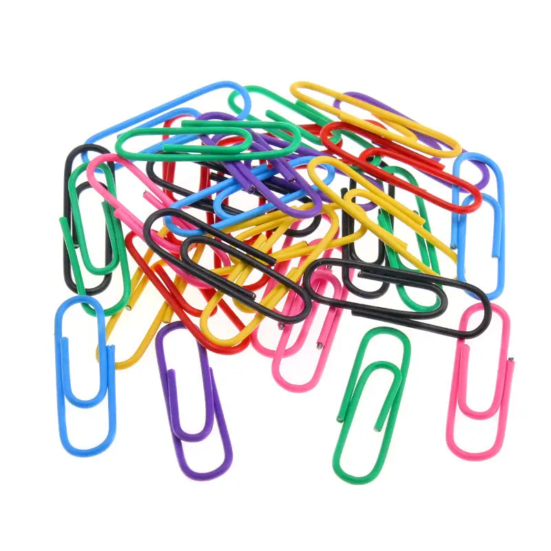 Planner 50-300Pc Simplicity Bookmark Paper Clip Metal Material Bookmarks Marking Clip ddmysmile For Book Stationery School Office Supplies Smile