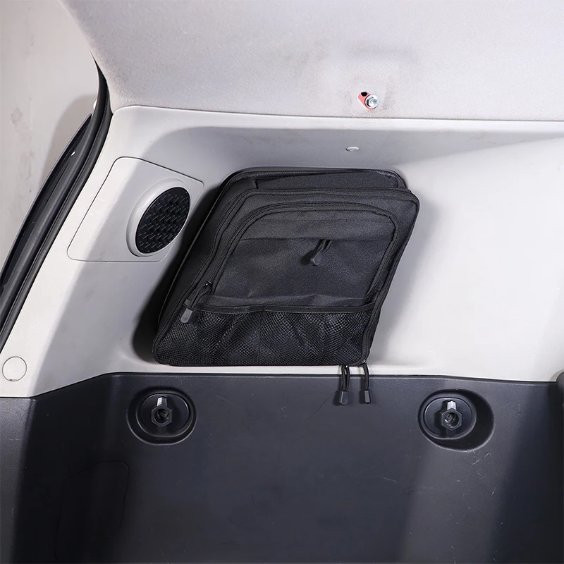 For Toyota FJ Cruiser 2007-2021 Oxford Cloth Black Car Trunk Storage Box Bag Cargo Tools Tidying Package Car Accessories