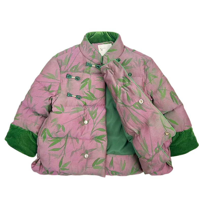 Niche light luxury custom 2023 autumn and winter new national wind Tang suit New Year's clothing to pay homage to the New Year's clothing Ha