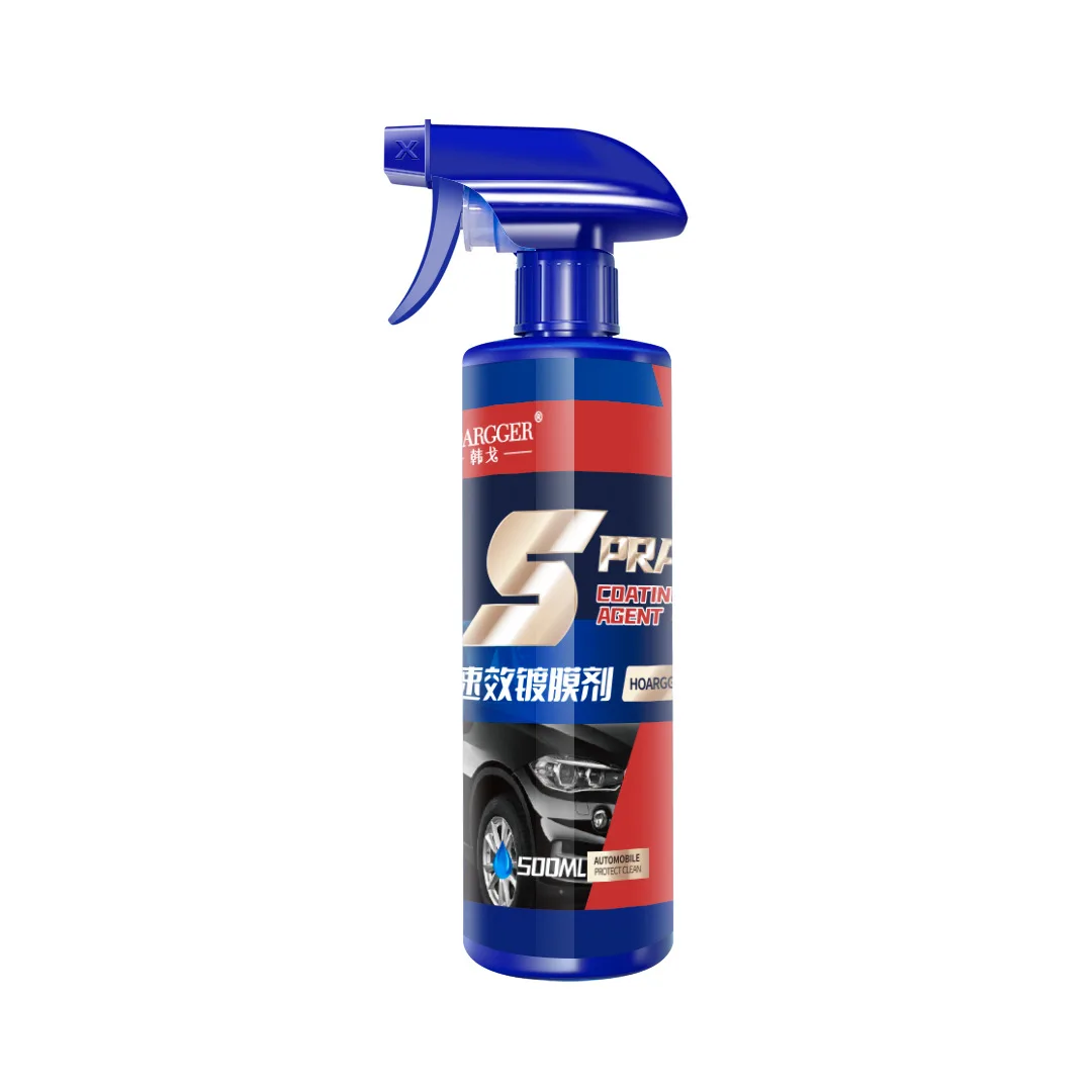 500ml All Car Color Liquid Ceramic Coating Spray Quick Nano-coating Spray Wax Automotive Hydrophobic Polish Paint Cleaner