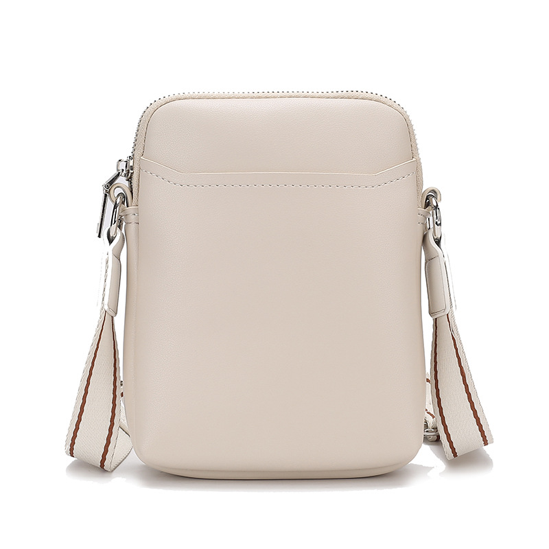Women's 2024 New Simple Soft Leather Phone Single Cross Shoulder Small Bag