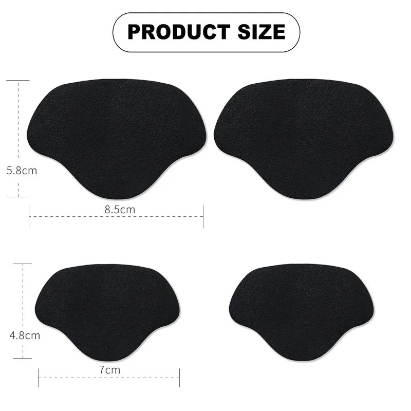 Heel Repair Insoles Subsidy Sticky Shoes, Hole In Cobbler Sticker Back Sneaker Lined with Anti-Wear After Heel Stick Foot Care Shoes, smile Shoes, Sho