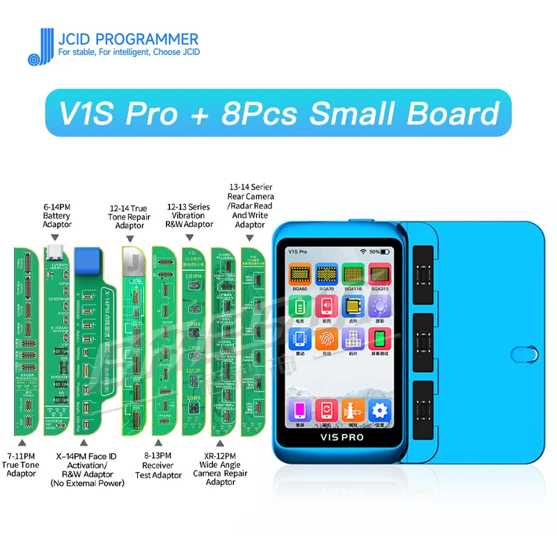JCID JC Newest V1SE Programmer For iPhone 12 13PM Battery Flex Face ID LCD TrueTone Fingerprint SN Reader Touch Shock Repair