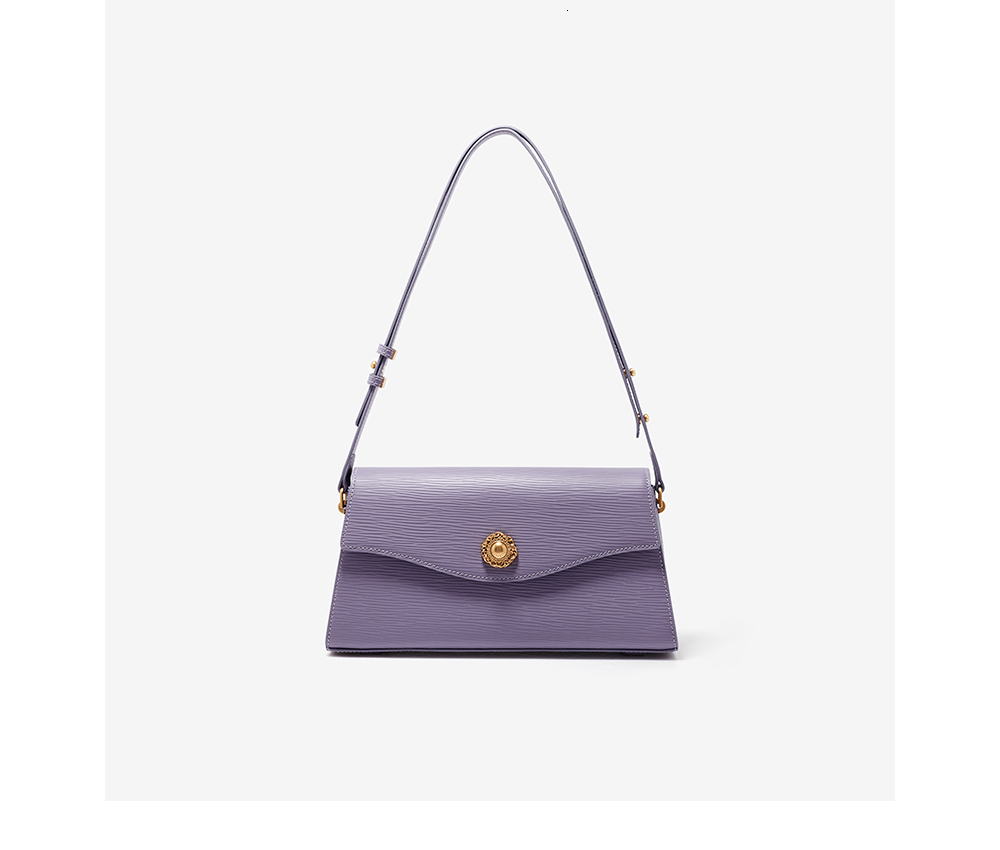 New Trendy Ladies Shoulder Bag Retro Simple Messenger Fashionable Underarm Designer Handbag Patent Leather Cover Style BagVoyage