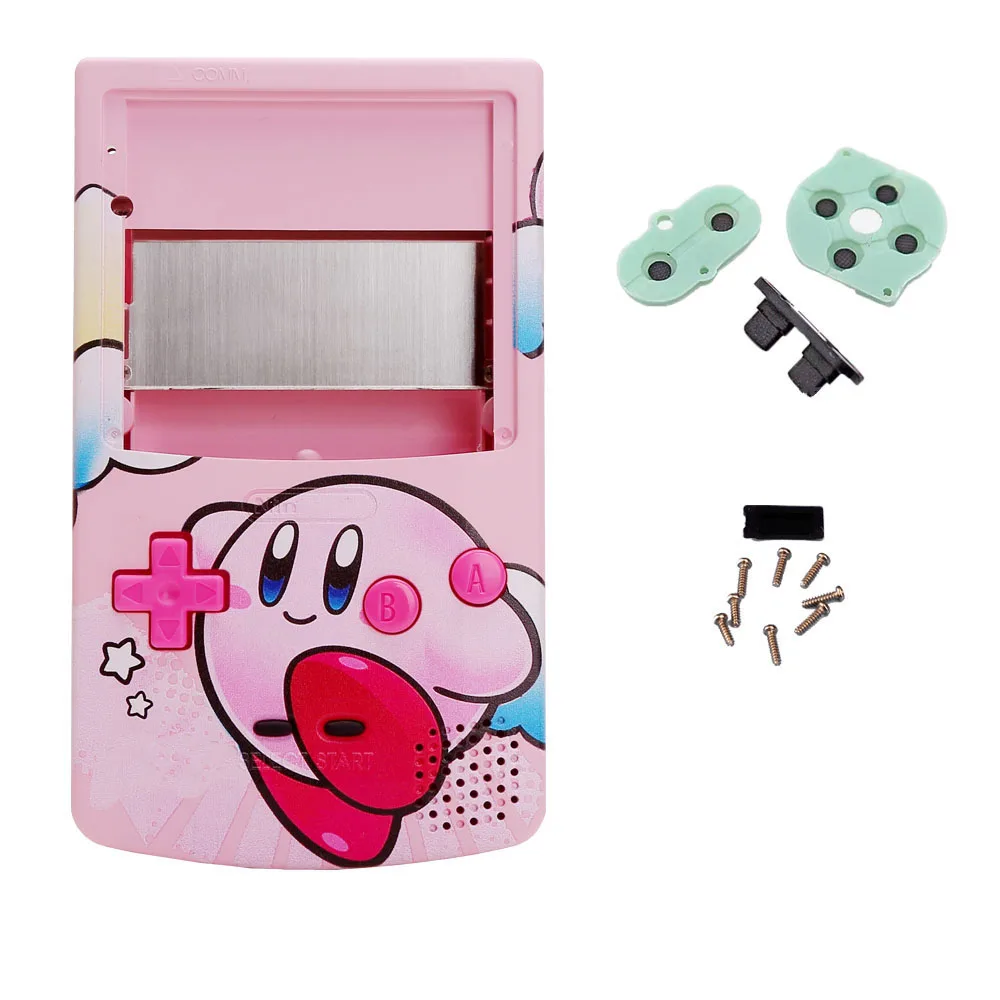 Exclusive housing for Gameboy Color Screen Kit with UV printed custom housing for GBC Retro Pixel IPS LCD 2.6