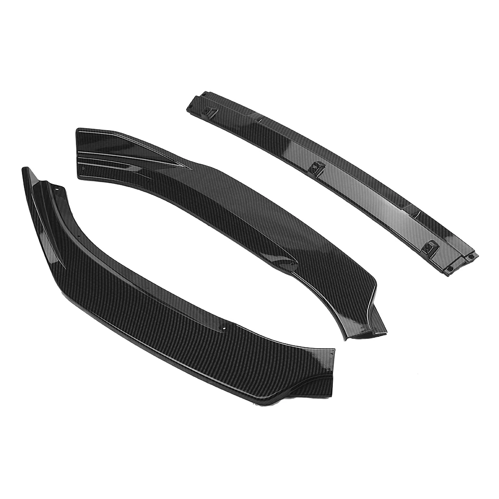 Car Front Bumper Spoiler Lip Lower Guard Plate Splitter Strip Bracket Board Blade For Mazda 3 Axela Sedan 2014-2018