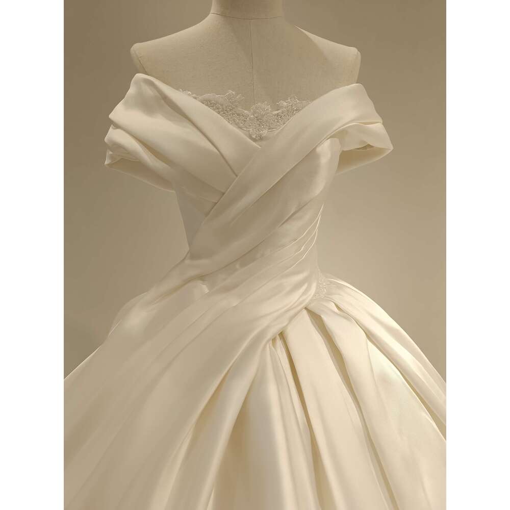 Treddy A E Mikado Sleeveless Wedding Dress