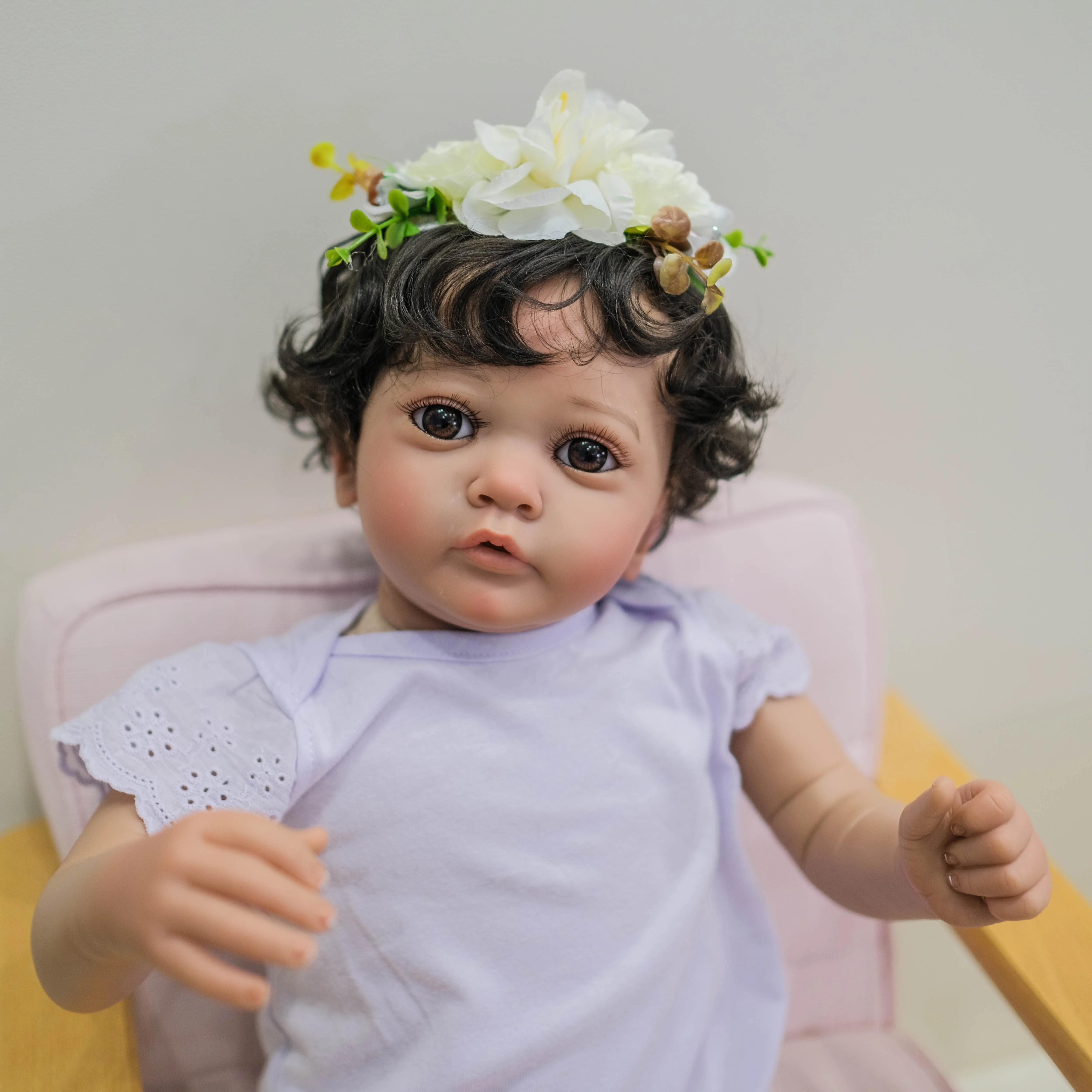 NPK 23inch Reborn Toddler Doll New Popular new Ayana Hand Root Hair 3D Skin Visible 2025 Veins High Quality Art Doll