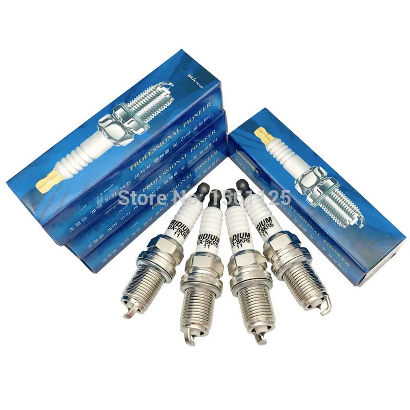 6pcs Iridium Spark Plug EIX-BKR6-11 FOR BKR6EIX-11 BKR6EIX IK20 IK16 IK20TT BKR5EIX-11 VK20 K7RTI-11 K6RTI-11 K6RIU RC7Y BKR6E