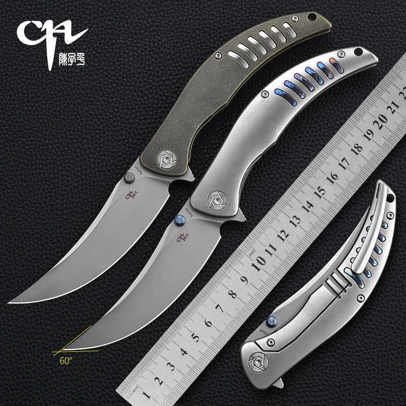 New Arrival Cool CH Sultan High Configuration M390 Blade Titanium Alloy Handle Folding Knife Outdoor Adventure Collection Tool X241108