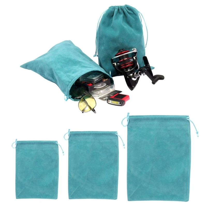 Reel Portable Fishing Bag Drawstring Reel Protect Bag Fishing Tackle Accessories Wheel Storage Bag NEW smile