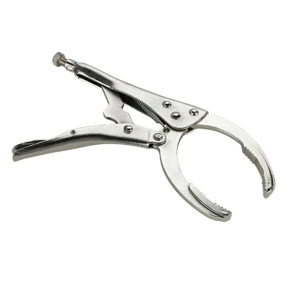 Adjustable Filter Chromeplate Oil Wrench 50mm-100mm Automotive oil Filter Extractor Locking Pliers Manual Wrench Removal Tools smile