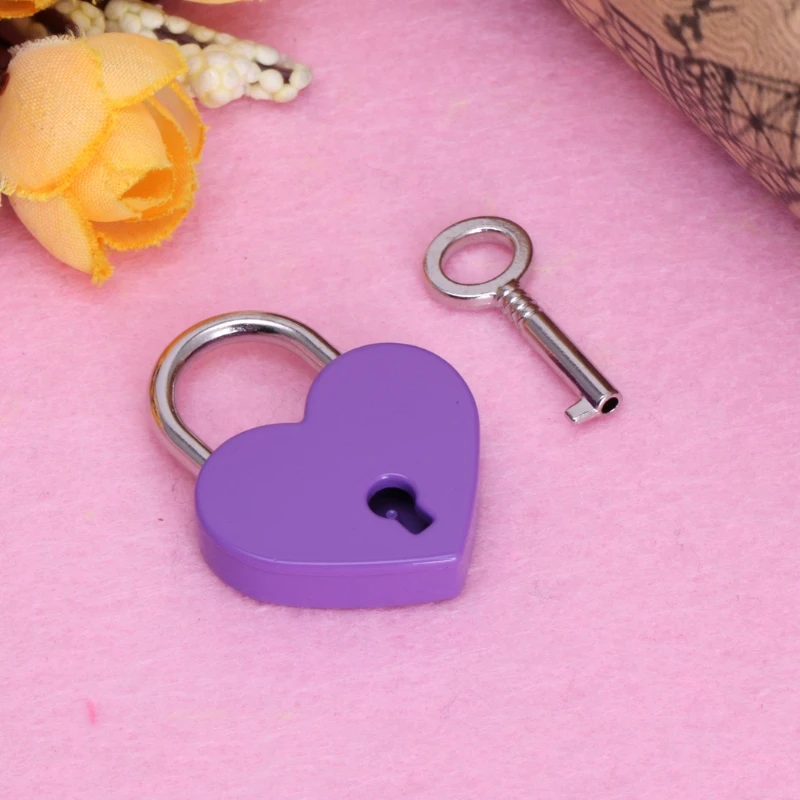 Wedding Keyed Padlocks Heart Shaped Lock Vintage for Wish Lock Padl