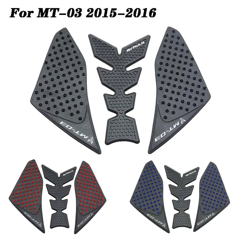 MT-03 MT03 For Yamaha MT 03 2015 2016 Motorcycle Tank Protective Pad Sticker 3M Decal Anti-slip Sticker smile