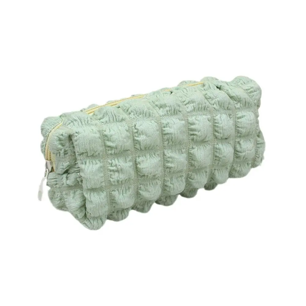 2023 New Large Capacity Cute Pencil Case Student Soft Fufu Puff Pen Case For School Supplies Pencil Pouch Z6E3