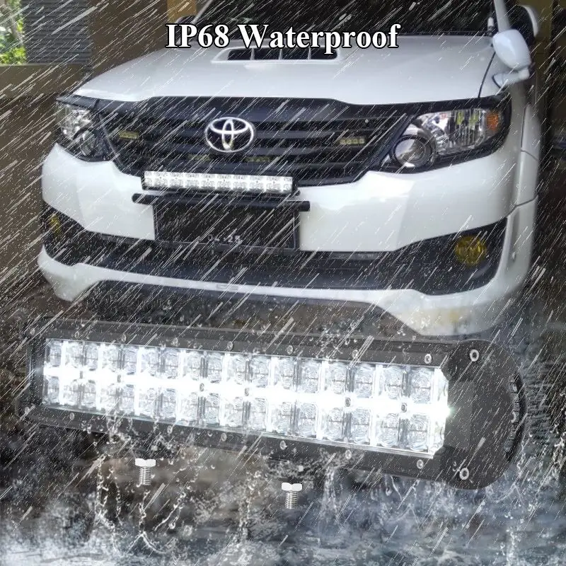 CREK Offroad LED Light Bar 7D White DRL 12 18 23 28 Inch 12V 24V Work Lightbar for Jeep Truck 4x4 4WD ATV Tractor Boat Pickup
