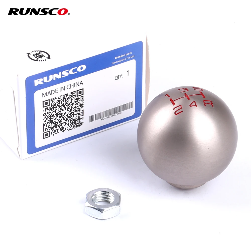 Shift Knob Car Racing Gears Knob Ball For Honda Civic ddmysmile Type-R Aluminum Thread Size M10x1.5 Smile