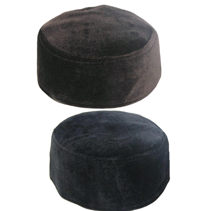 Men's Muslim Prayer Hat Headware Topi Tapis Islam Arabic Dubai Hijab Skull Caps