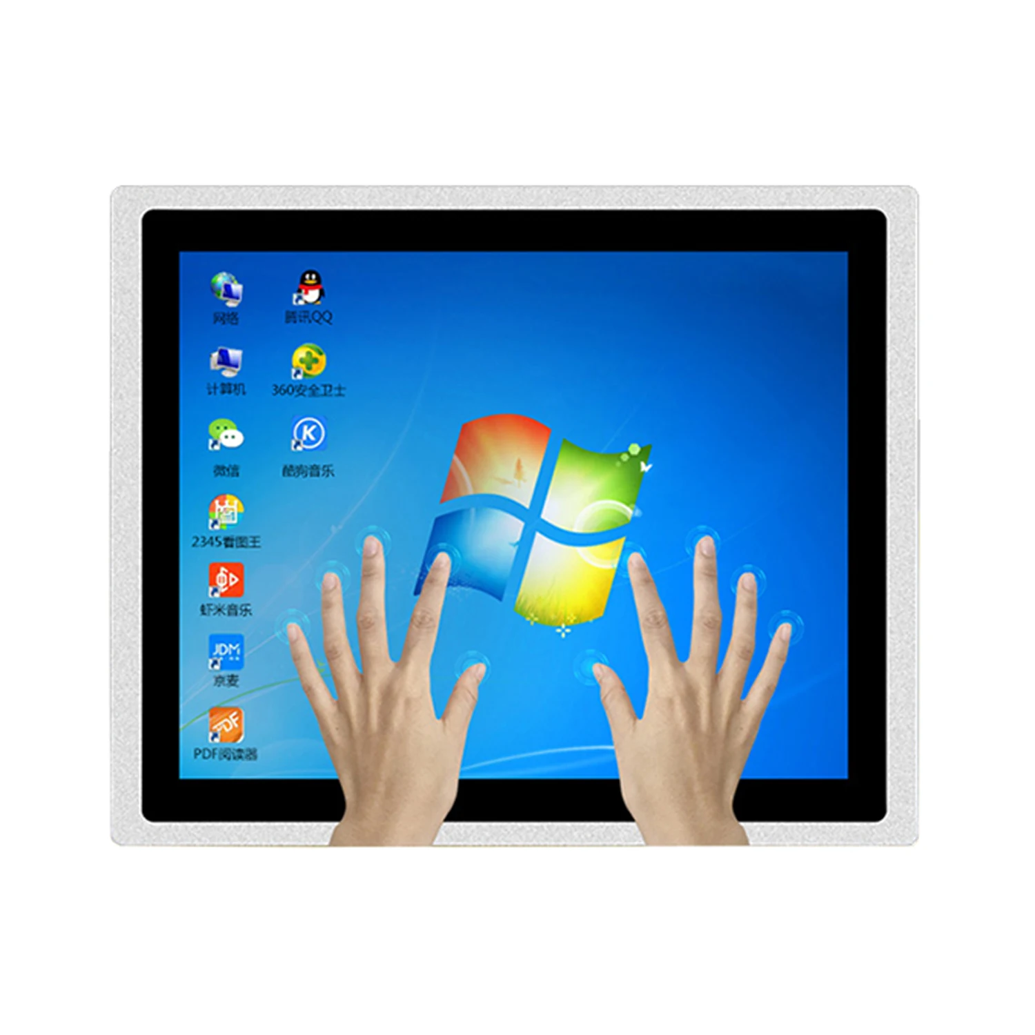 15.6 Inch Embedded All-in-One Tablet PC Panel with Capacitive Touch Screen Industrial Computer Intel Core i3 for Win10 Pro