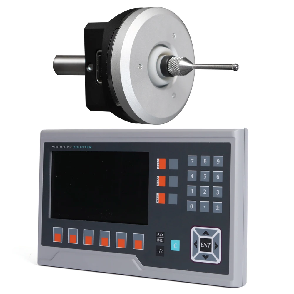 3D Touch Probe RPM 14 Languages LCD DRO YH800-2P YH800-3P YH800-4P 7 Inch Large Metal Display 2 3 4 Axis