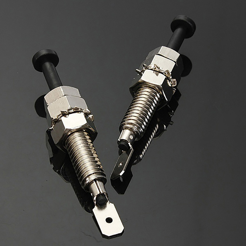2pcs Door Pin Switch Light Hood Screw Universal Alarm Security Adjustable Truck Car Accessories