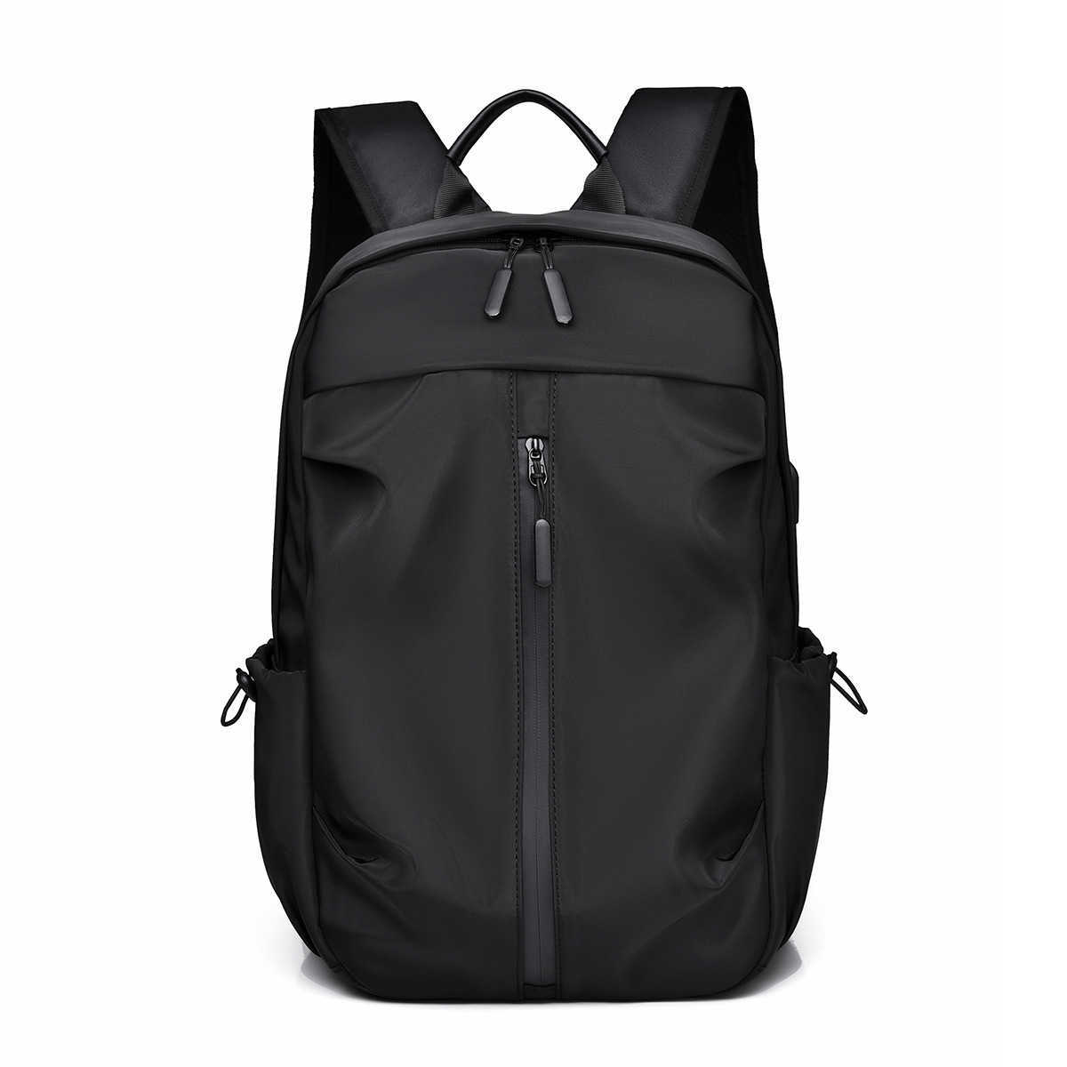 Leisure backpack men's Korean version trendy college student backpack fashionable and simple commuting lightweight computer bag