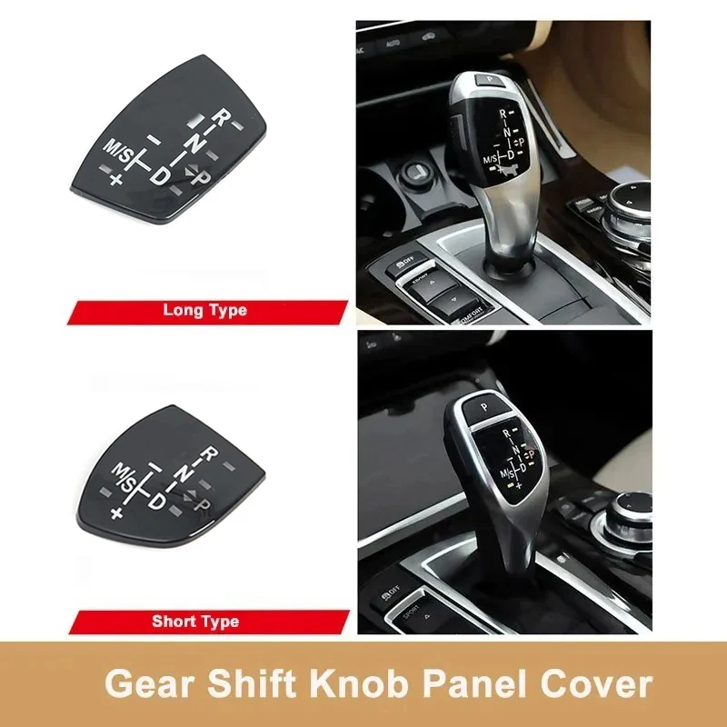Knob Car Gear Shift Panel Cover For 1 2 3 4 5 7 Series F10 F11 F01 F02 X1 X3 X4 X5 X6 M3 M5 F30 F32 F48 F25 F15 F16 smile