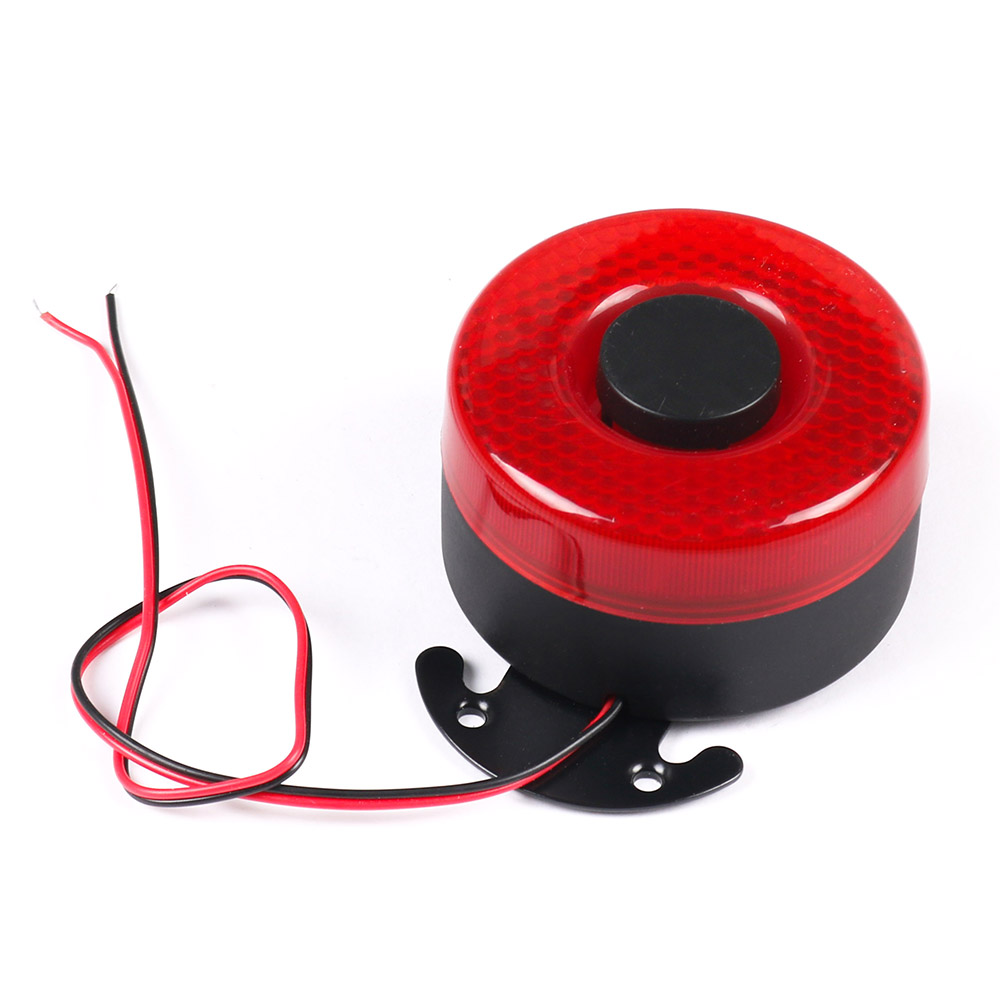 DC 12V-24V 105dB Auto Warning Siren Sound Signal Backup Alarms Horns With LED Beep Reverse Air Horn for the Car BX102098