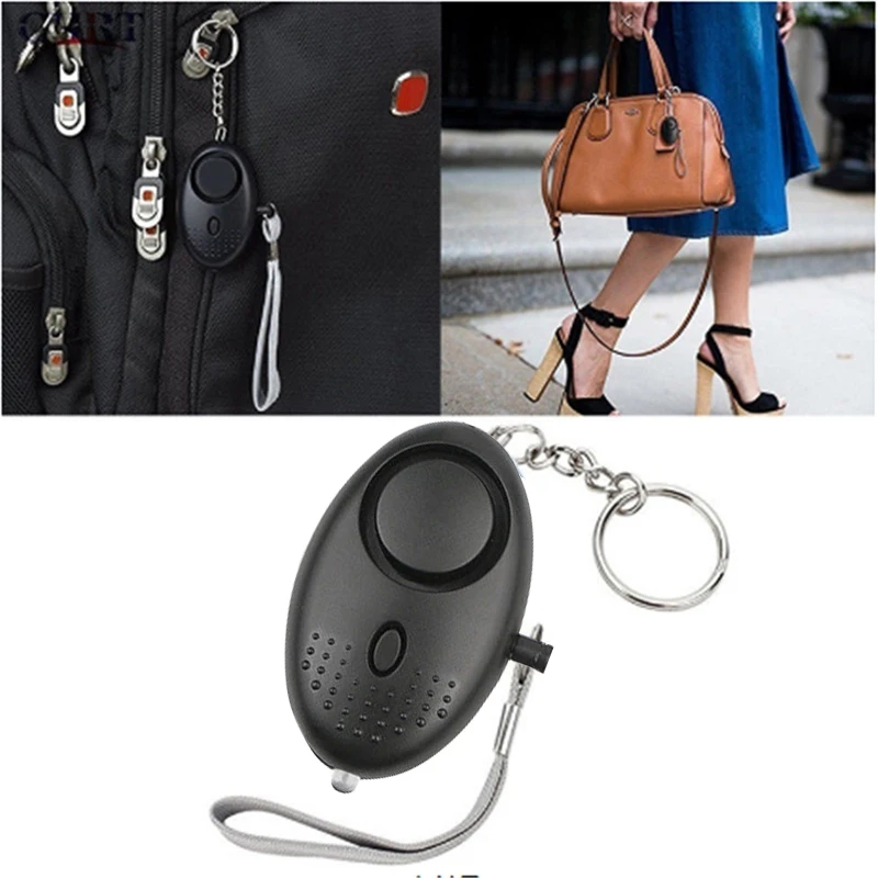 Mini 130dB Self Defense Alarm Anti-wolf Girl Women Security Protect Personal Safety Loud Scream Keychain Emergency Alarm/0258025