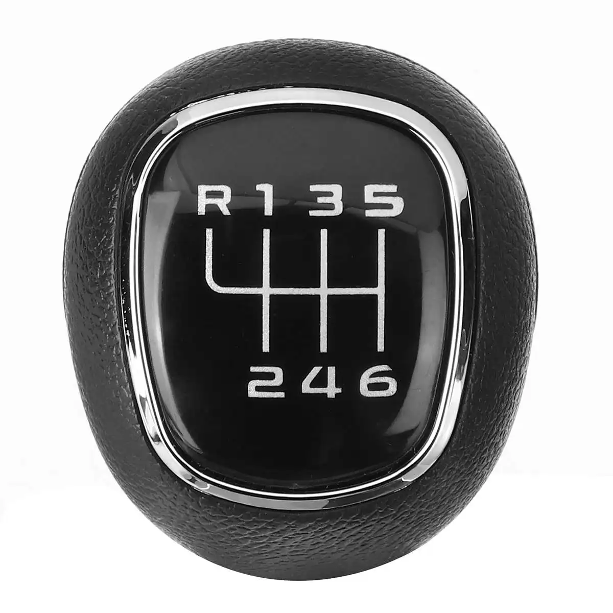 6 5 Speed Speed Manual Car Gear Shift Knob Gaiter Boot Cover Shifter Gear Stick For Skoda/Octavia A5 A6 2004-2012 smile