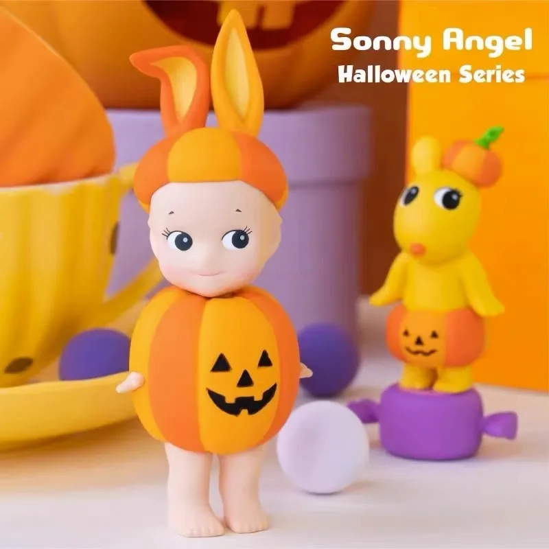 Nt Sonny Angle Halloween Series Blind Box Cute Kawaii Anime Figures Pumpkin Ghost Candy Toys Mystery Surprise Box Gifts For Kids